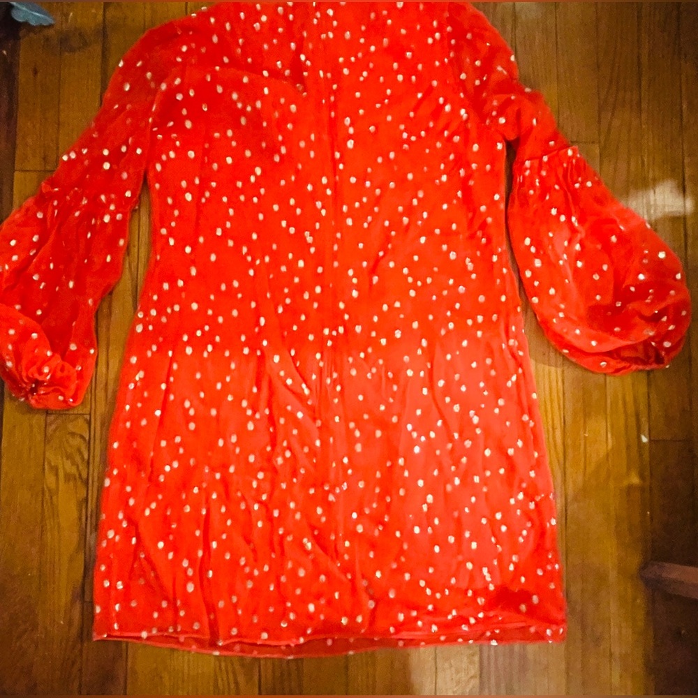 Lily Pulitzer Women's Red Polka Dot Top Size 10 - Picture 3 of 17